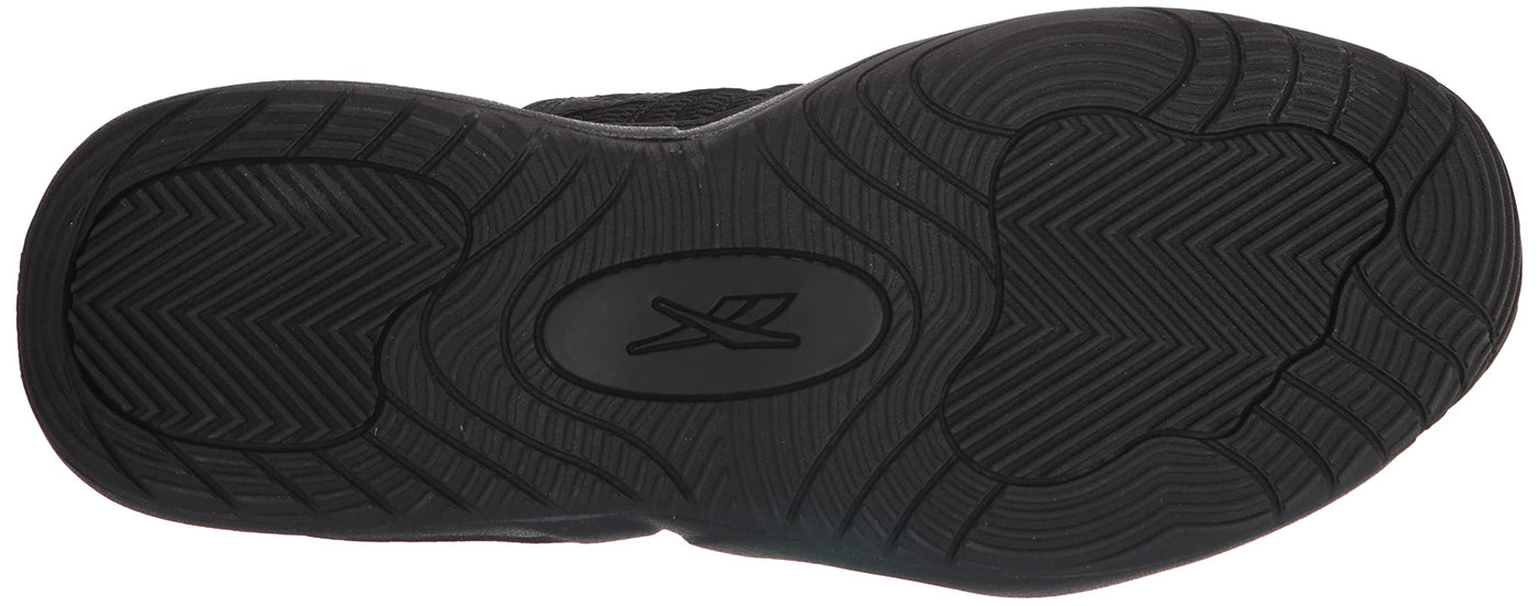 Reebok Unisex-Adult Solution Mid Basketball Shoe 12 Women/10.5 Men Black/Silver Metallic