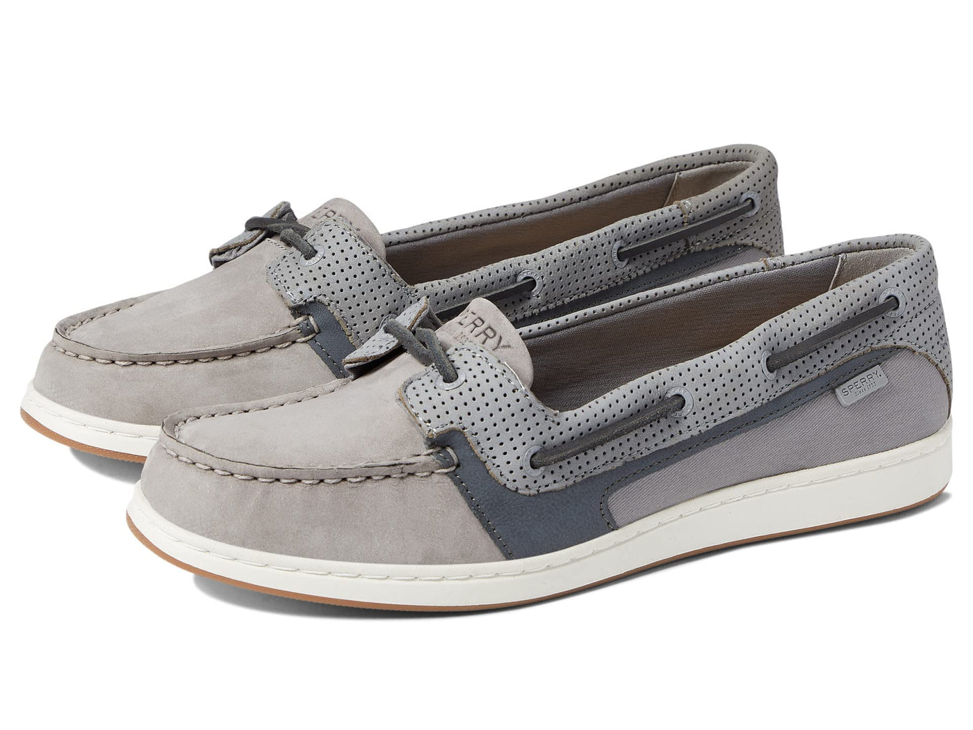 Sperry Starfish Pin Perf Grey 8.5 M (B)