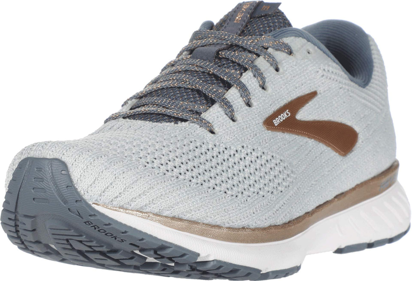 Brooks Revel 3 Oyster/Flint Stone/Pale Gold 7.5 B (M)