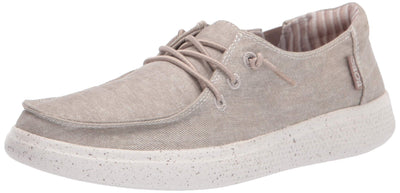 Skechers Women's BOBS Skipper Tide Pool Sneaker 5 Wide Taupe