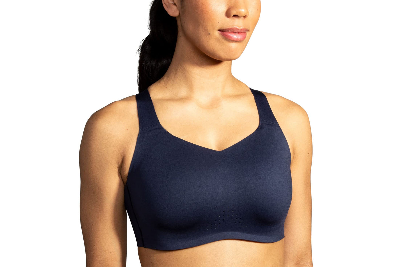 Brooks Women's Underwire Sports Bra for High Impact Running, Workouts & Sports with Maximum Support - Navy - 36 E