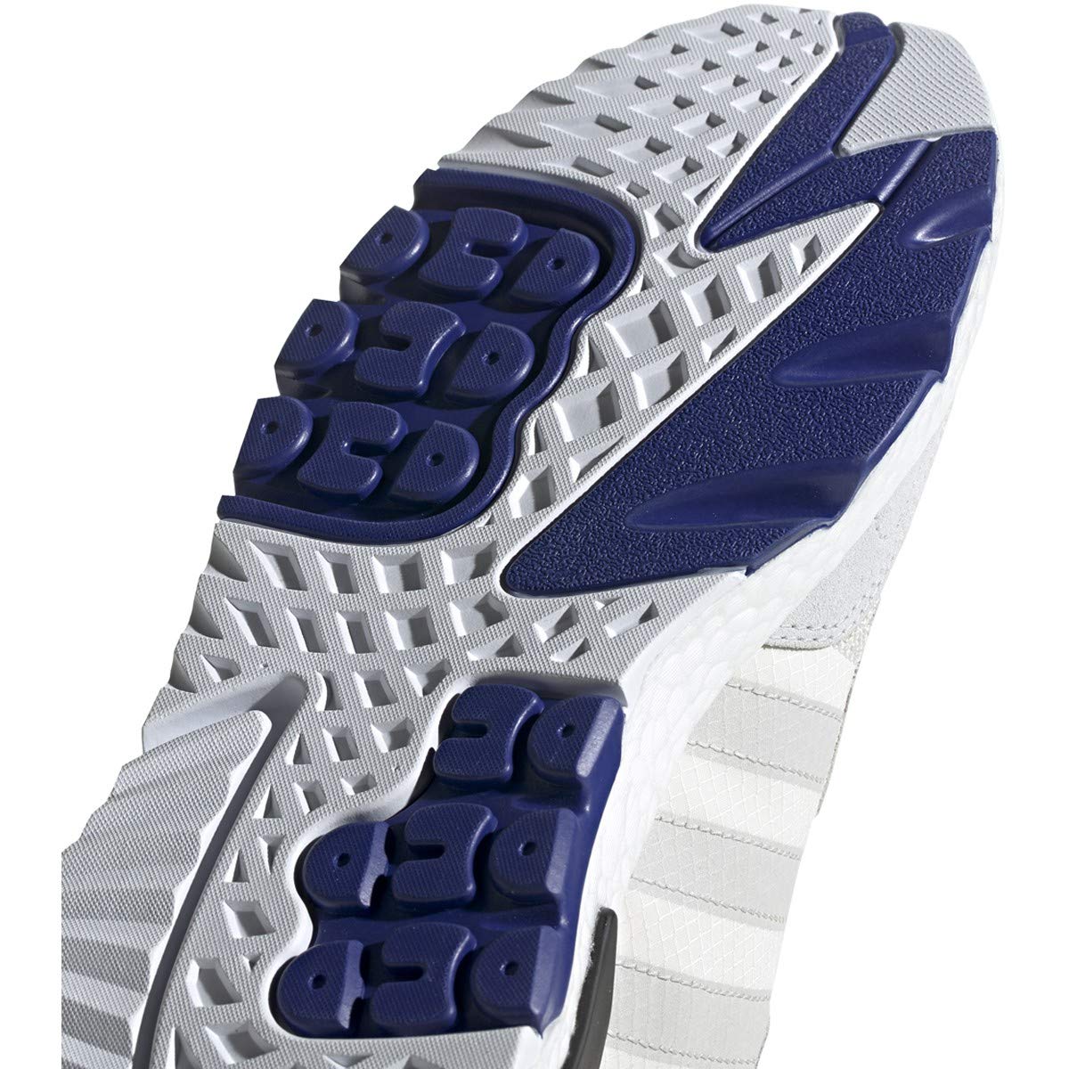 adidas Mens Nite Essentials Jogger Shoes (9, Raw White/Grey One/Active Blue)