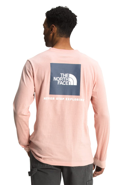 THE NORTH FACE Box NSE Long Sleeve Tee Evening Sand Pink XL