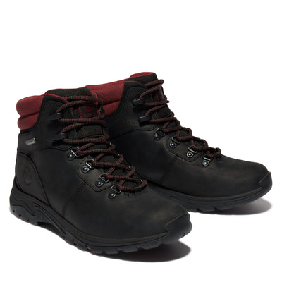 Timberland Men's Mt. Maddsen Valley Mid Waterproof 10 Black Full Grain