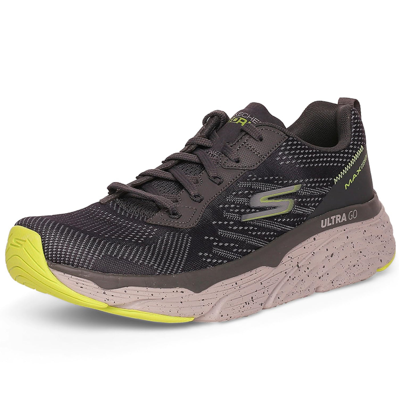 Skechers Max Cushioning Elite - Limitless Intensity Gray/Green 12 D (M)