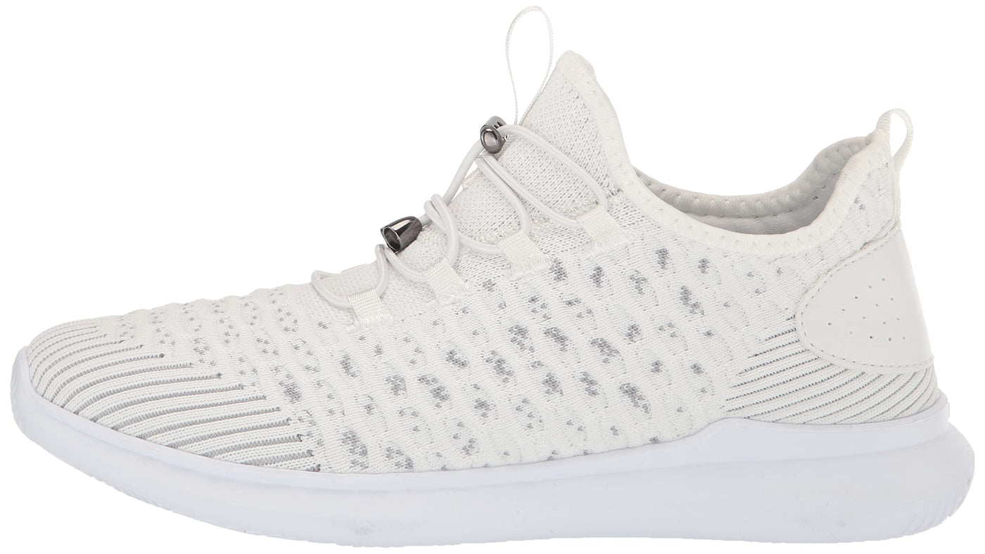 Propét Women's Travelbound Sneaker 9 Wide White Daisy