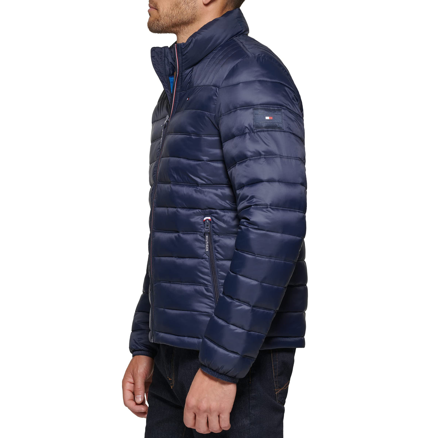 Tommy Hilfiger Men's Legacy Ultra Loft Lightweight Packable Puffer Jacket (Standard and Big & Tall) Medium Midnight