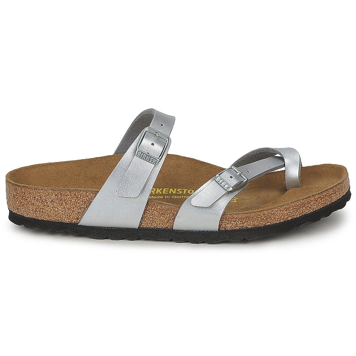 Birkenstock Women's Flip Flop Sandals, Silver Silber, 7.5 UK