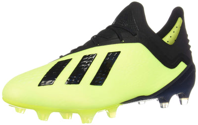 adidas Men's X 18.1 FG Soccer Cleat, 9.5 D(M) US, Football Solar Yellow/Core Black/Cloud White