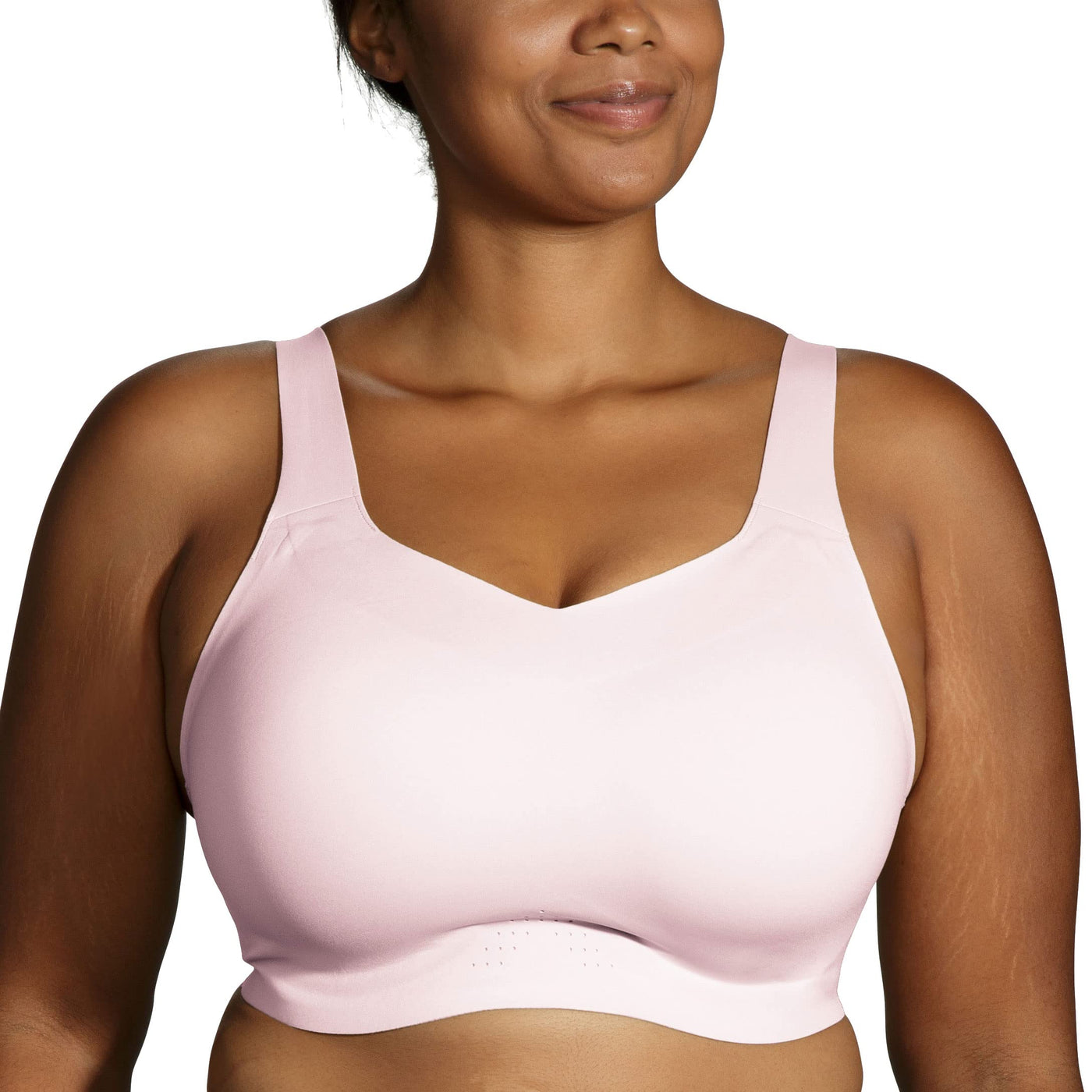 Brooks Women's Underwire Sports Bra for High Impact Running, Workouts & Sports with Maximum Support - Rosewater - 40 FF