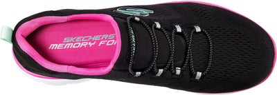 Skechers Women's Perfect Views 9 Bkhp=black/Hot Pink