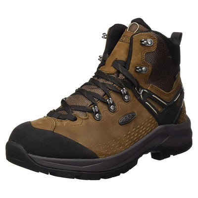 KEEN Men's Hiking Boot, Dark Earth Black, 10.5