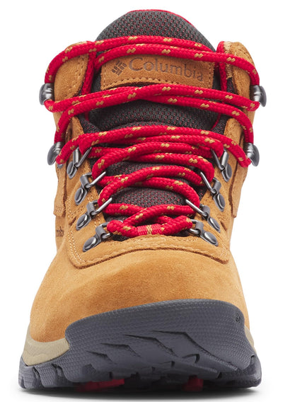 Columbia Women's Newton Ridge Plus Waterproof Amped, Elk/Mountain Red, 7.5