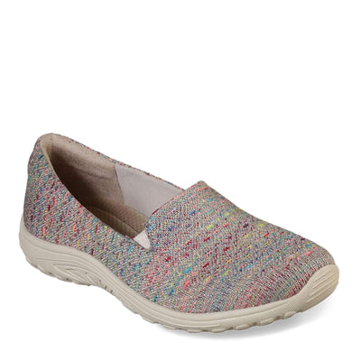 Skechers Women's Reggae Fest-Wicker Loafer Flat 7 Taupe