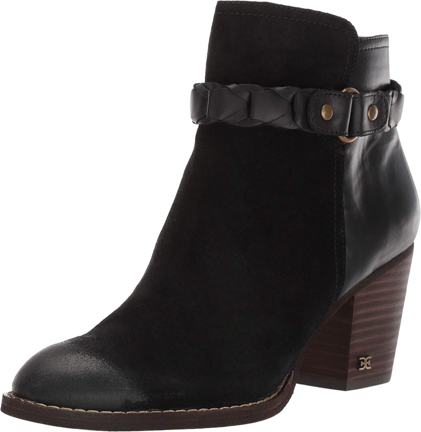 Sam Edelman Minetta Black Velutto Suede Leather 5