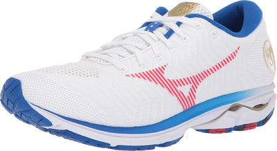 Mizuno Wave Rider 22 Knit White/Red 10