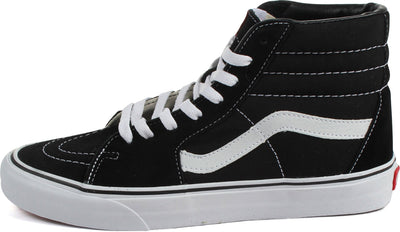 Vans Unisex Sk8-Hi Slim Women's Skate Shoe 11.5 Women/10 Men Black (Black/Black/White)