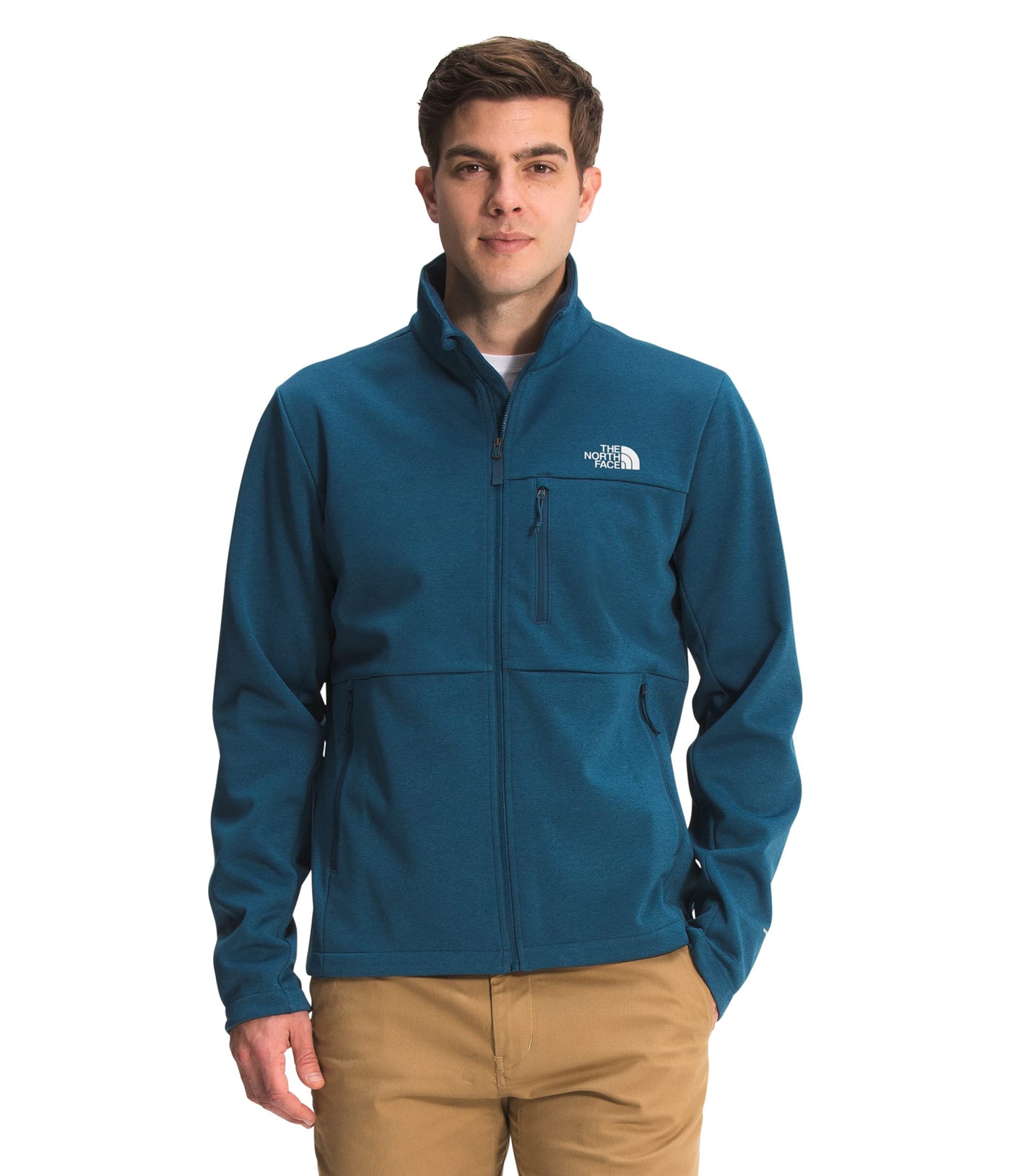 THE NORTH FACE Men's Apex Canyonwall Eco Jacket, Monterey Blue Heather, Large