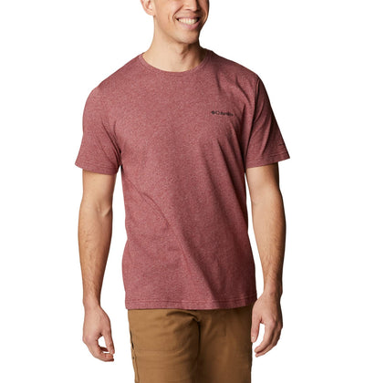 Columbia Men's Thistletown Hills Short Sleeve X-Large Red Jasper Heather