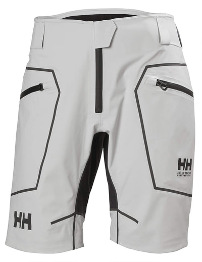 Helly-Hansen Mens Hydro Power Foil Pro Short, 853 Grey Fog, X-Large