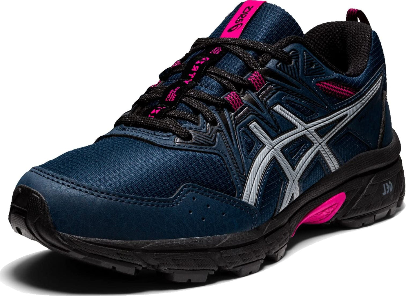 ASICS Women's Gel-Venture 8 All Winter Long Running Shoes, 8, French Blue/Pink Rave