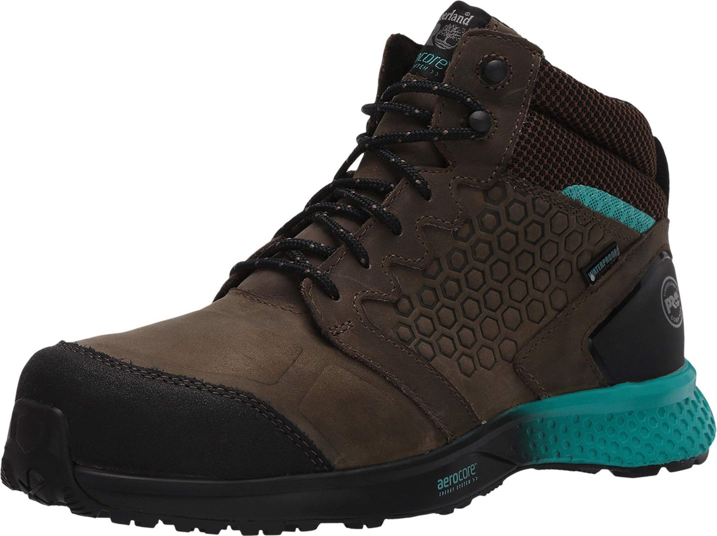 Timberland PRO Women's Reaxion Athletic Hiker Work Shoe Industrial Boot 9.5 Brown/Blue