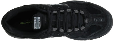 Skechers Sport Men's Vigor 2.0 Trait Memory Foam Sneaker, Black, 11 Wide US