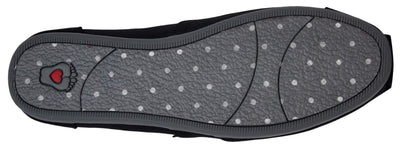 Skechers womens Bobs Plush - Peace & Love Flat, Black, 5 Wide US