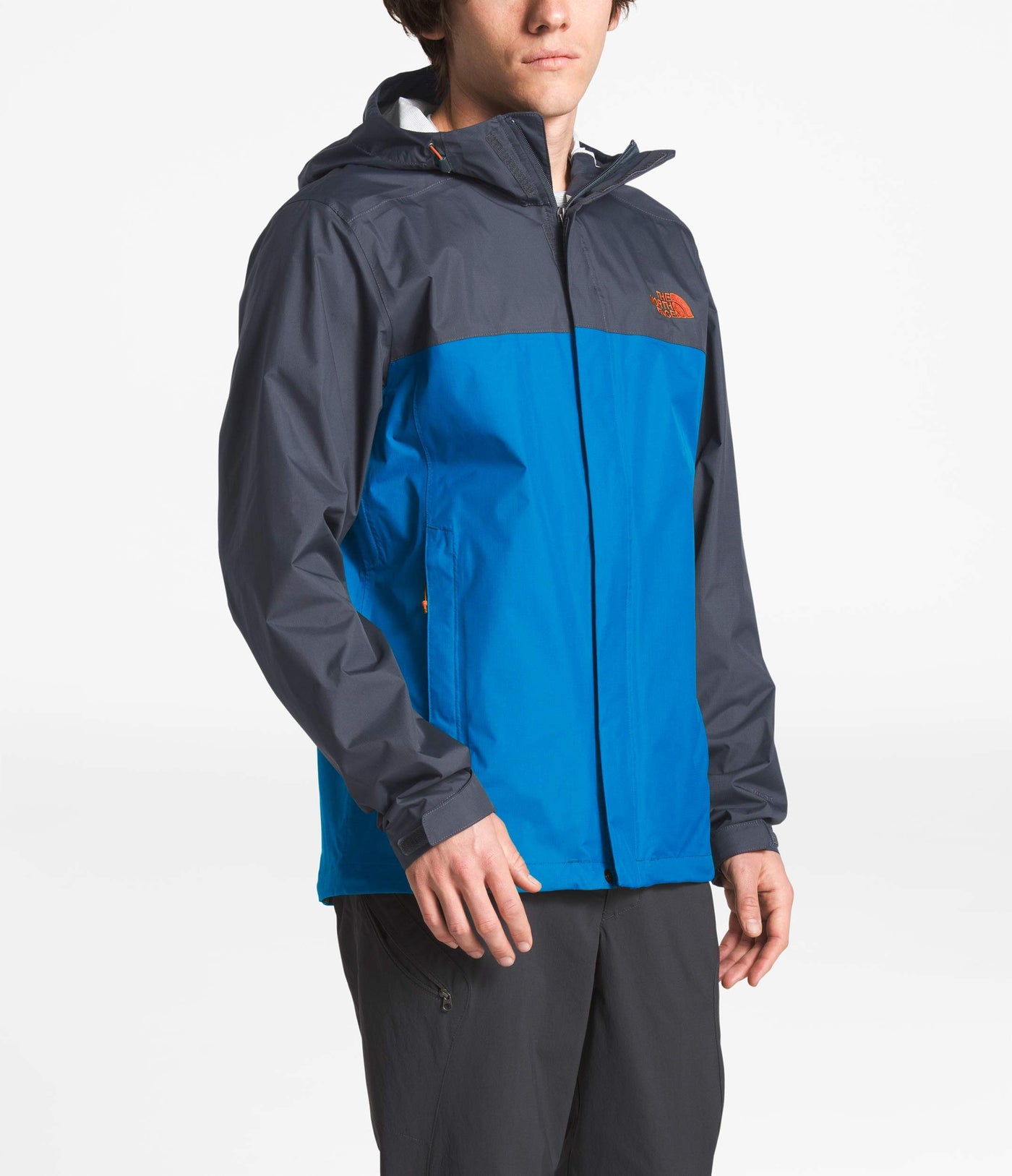 THE NORTH FACE Men's Venture 2 Jacket Turkish Sea/Urban Navy/Persian Orange XX-Large