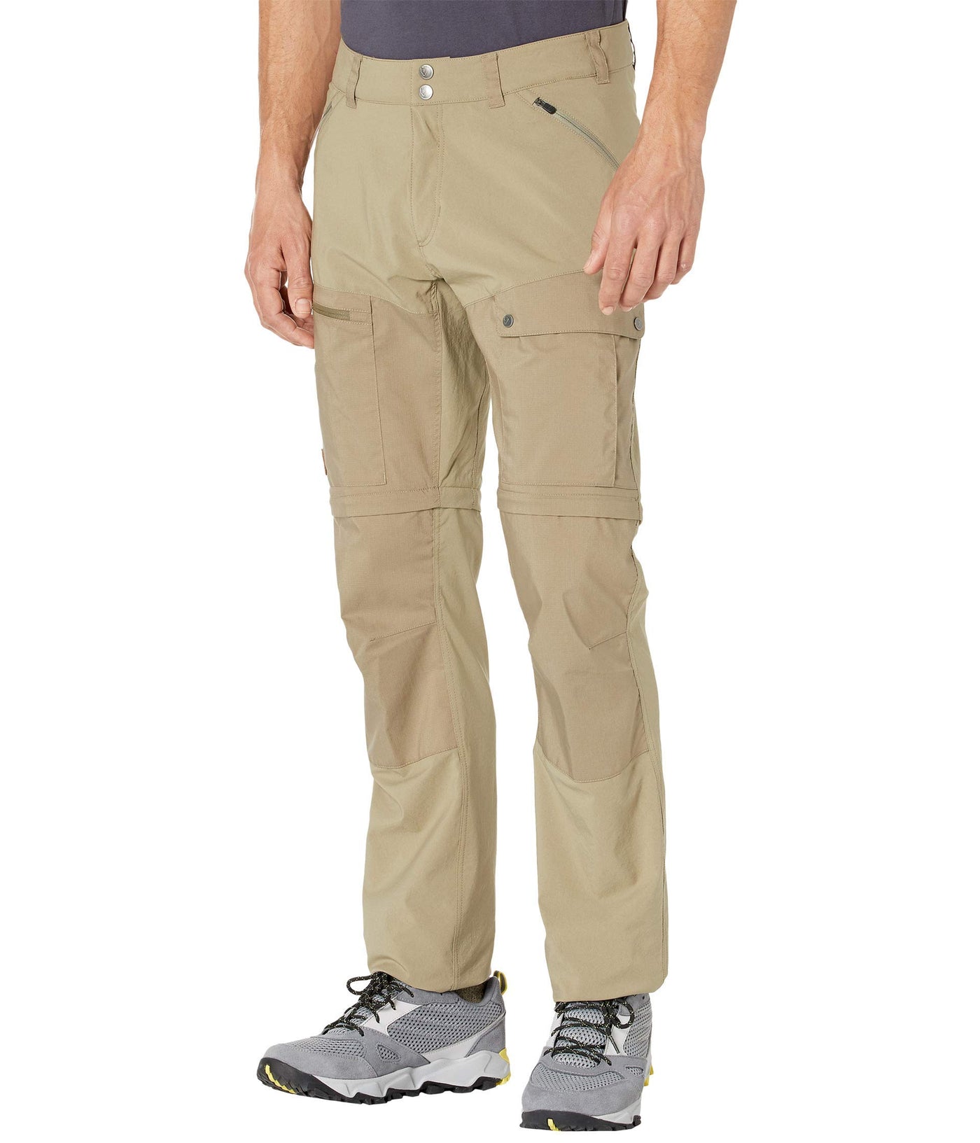 Fjällräven Abisko Midsummer Zip Off Trousers Savanna/Light Olive 44 (US Mens 29) R