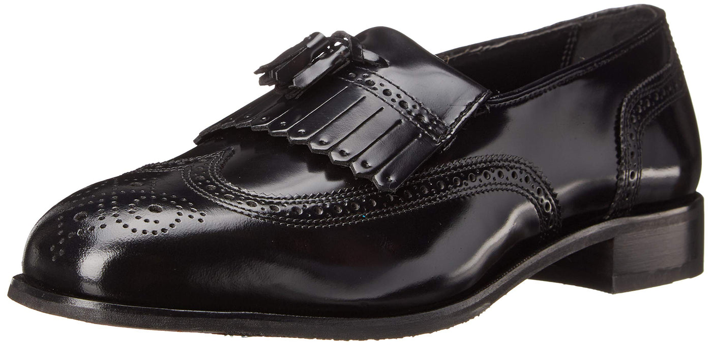 Florsheim Lexington Wingtip Tassel Slip-On Black 11.5 D (M)