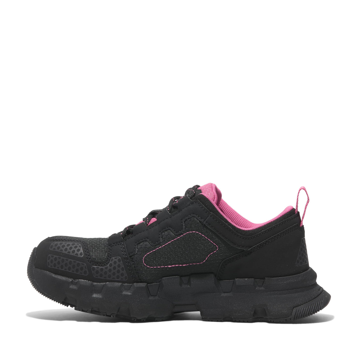 Timberland PRO Women's Powertrain Ev Composite Safety Toe Industrial Athletic Work Shoe 5.5 Black/Pink