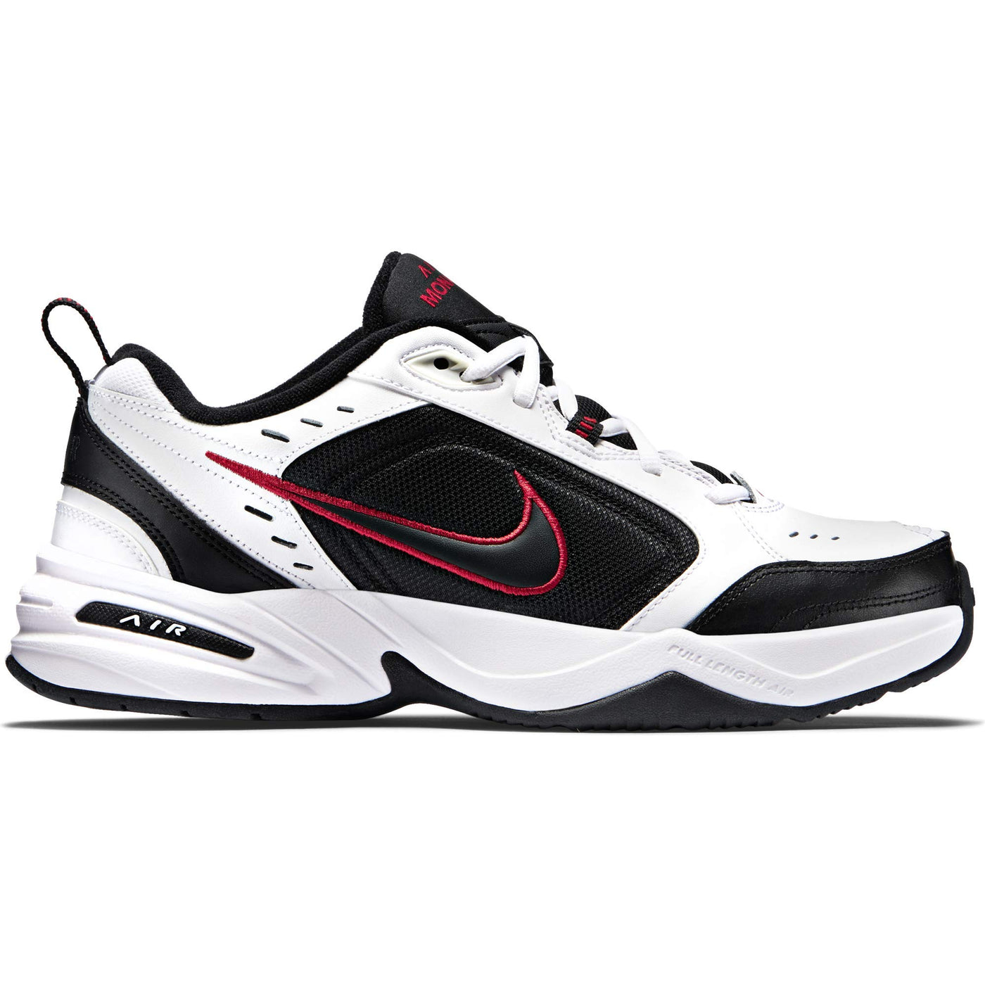 Nike mens Air Monarch IV Cross Trainer, Black/White, 13 Wide