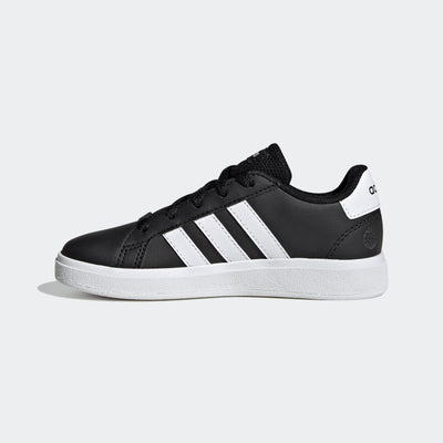 adidas Kids' Grand Court 2.0 Tennis Shoe 3.5 Big Kid Black/White/Black