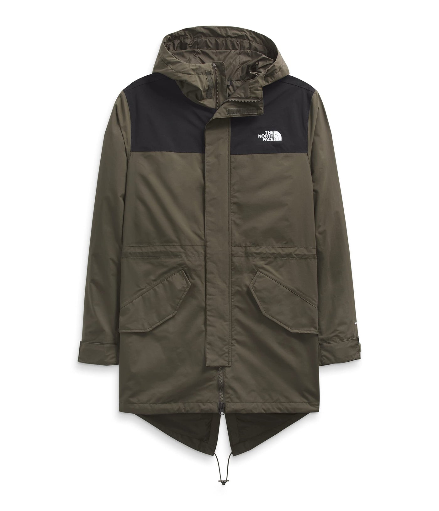 THE NORTH FACE Men's City Breeze Rain Parka, New Taupe Green/TNF Black, XX-Large