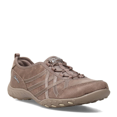 Skechers Women's Breathe-Easy-Days End Sneaker 9.5 Dark Taupe