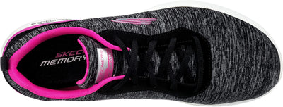 Skechers Women's 149344 Athleisure Sneaker 7 Black/Hot Pink