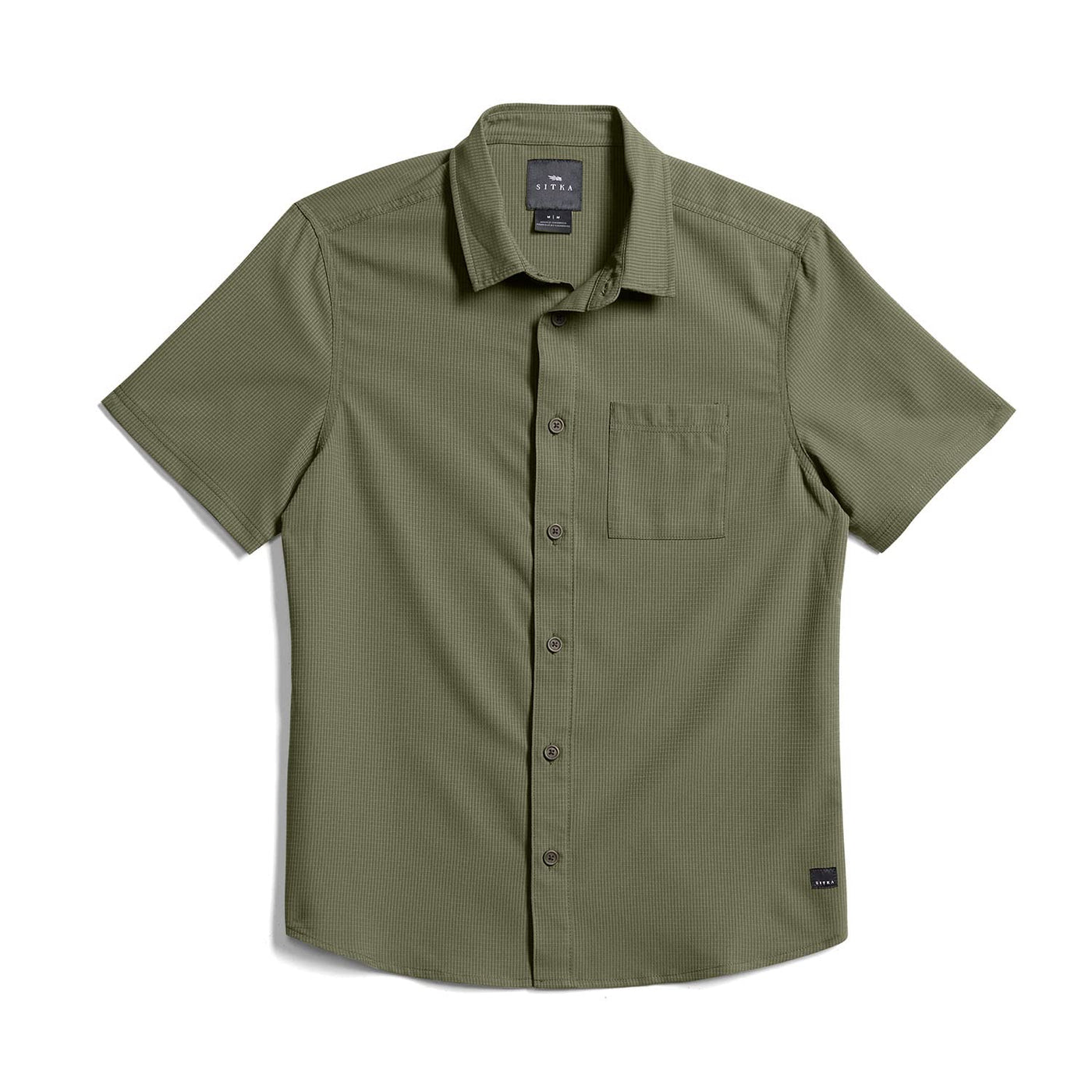 SITKA Gear Men's Mojave Short Sleeve Button Up Active Shirt - Covert | XX-Large