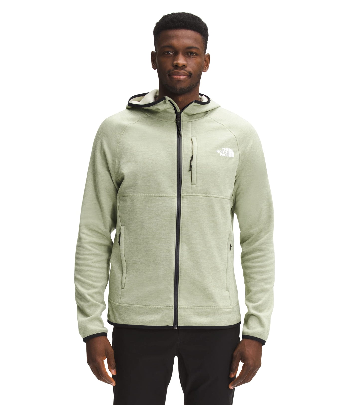 THE NORTH FACE Canyonlands Hooded Fleece Jacket - Men's Tea Green Heather, M