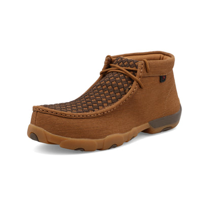 Twisted X Men's Work Chukka Driving Moc, Moc Toe Nano Toe with CellSole, Clay & Cocoa, 7 M