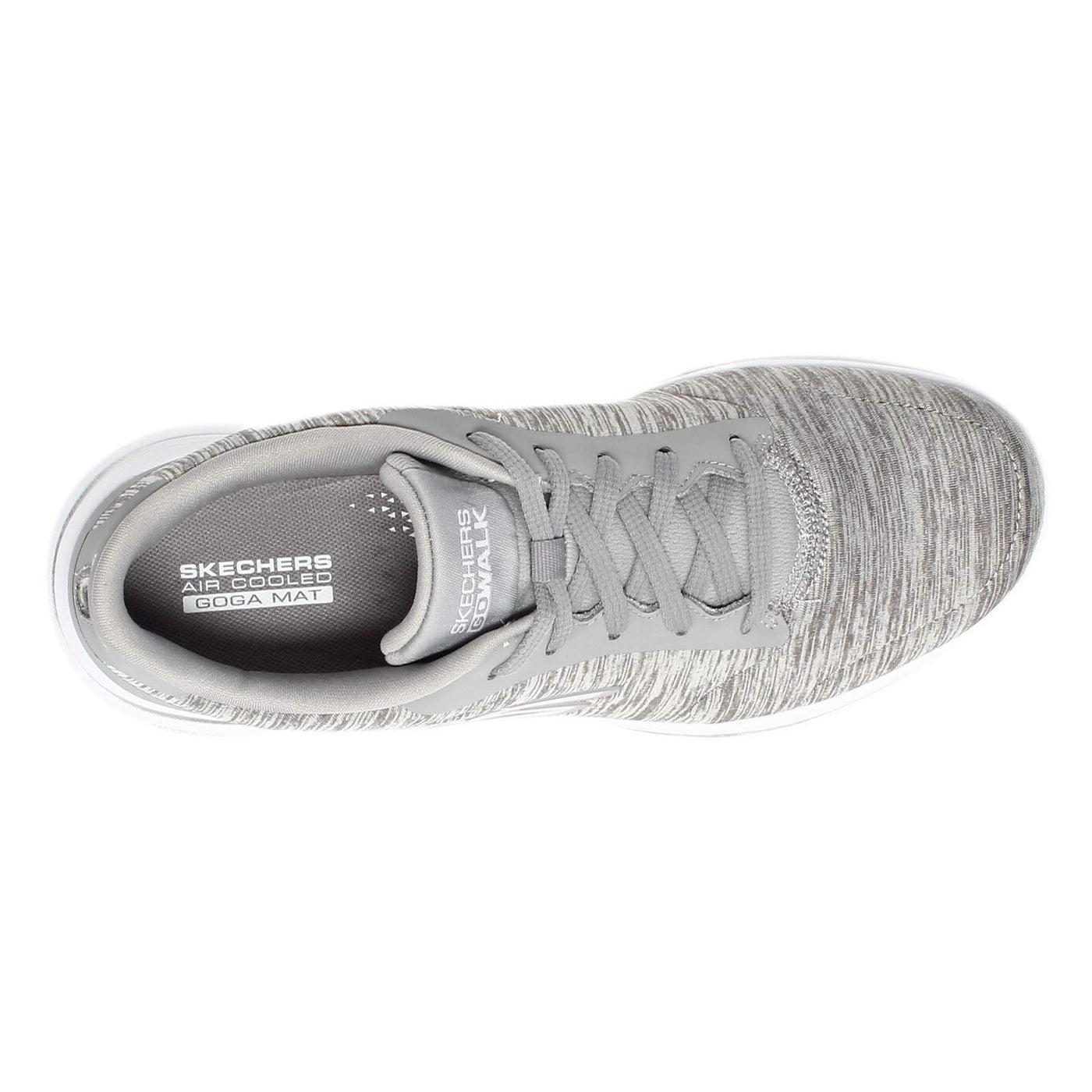 Skechers Women's Go Walk 5 True Sneaker, Grey, 8 Wide