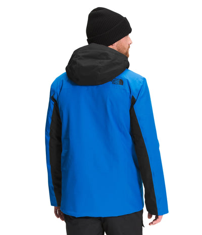 THE NORTH FACE Men's Sickline Insulated Ski Jacket, Hero Blue/TNF Black, XX-Large