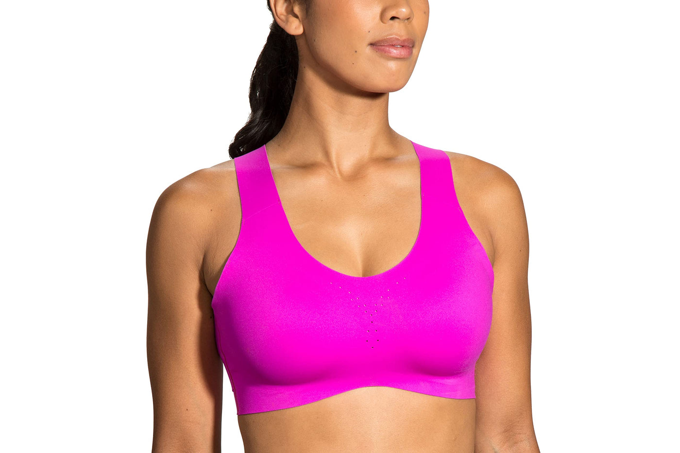 Brooks Dare Crossback Women’s Run Bra for High Impact Running, Workouts and Sports with Maximum Support 32C/D Magenta/Heliotrope