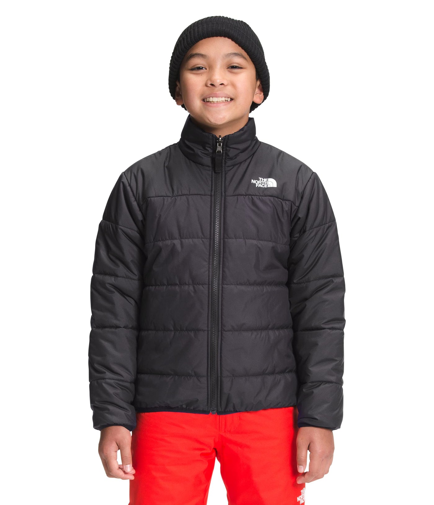 THE NORTH FACE Boys' Freedom Triclimate Insulated Jacket and Waterproof Shell, Asphalt Grey, X-Large