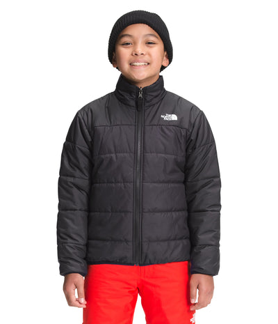 THE NORTH FACE Boys' Freedom Triclimate Insulated Jacket and Waterproof Shell, Asphalt Grey, X-Large