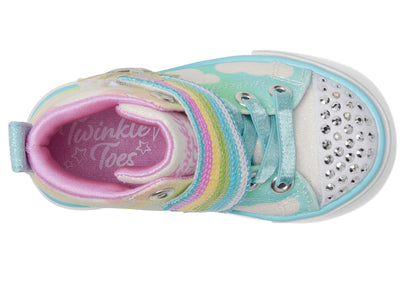 Skechers Kids Girls Twinkle Sparks-Shooting Sta Sneaker, Multi, 13.5 Little Kid