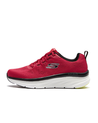 Skechers Men's Relaxed Fit: D'Lux Walker Commuter Sneaker 10 Red,white,black