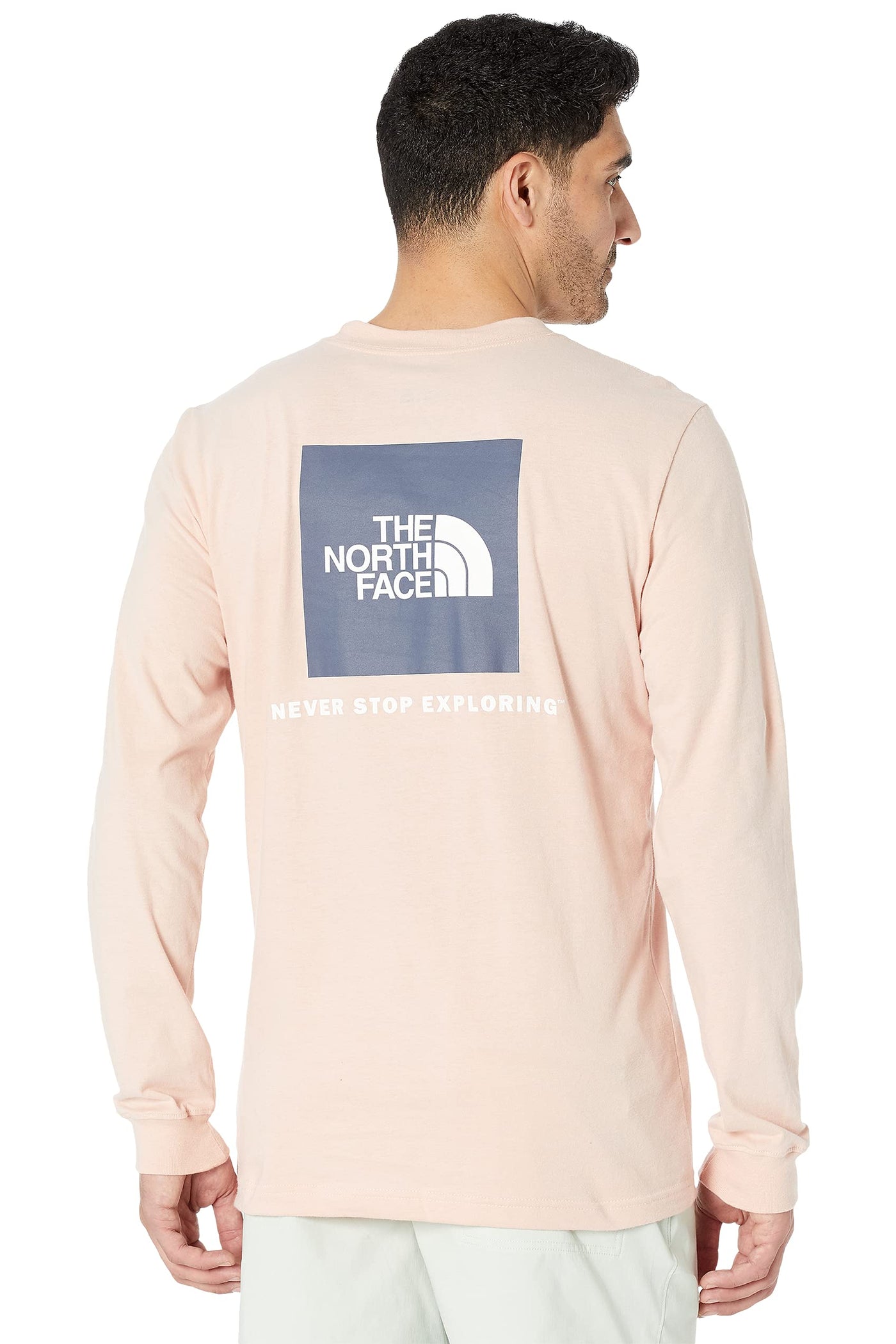 THE NORTH FACE Box NSE Long Sleeve Tee Evening Sand Pink XL