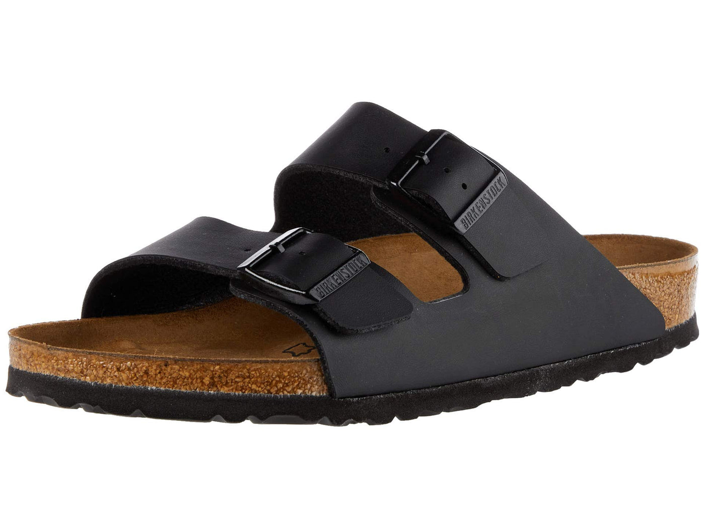 Birkenstock Arizona Birko-Flor Single Shoe Black Birko-Flor 8 Women/6 Men