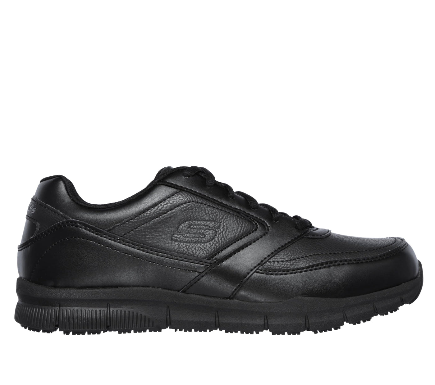 Skechers Men's Nampa Food Service Shoe 14 Wide Black